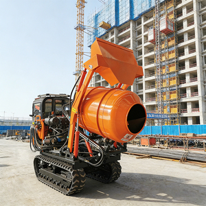 Usine chinoise de mini-bétonnières : Bétonnière mobile sur chenilles, portative et auto-déchargeante, en promotion - Product Image 6