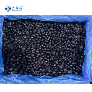 Sinocharm Produit 4 étoiles HACCP Dia>10mm IQF Fruits <span class=keywords><strong>Prix</strong></span> d'usine Brix-12 10kg Gros Raisins Noirs Entiers Surgelés en Vrac pour Boissons - Product Image 5