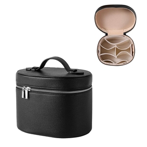 <span class=keywords><strong>Trousse</strong></span> <span class=keywords><strong>de</strong></span> maquillage personnalisée en cuir PU, monogramme, initiale, <span class=keywords><strong>trousse</strong></span> <span class=keywords><strong>de</strong></span> <span class=keywords><strong>toilette</strong></span>, <span class=keywords><strong>trousse</strong></span> <span class=keywords><strong>de</strong></span> maquillage personnalisée avec séparateurs amovibles - Product Image 5
