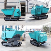 VANSE VSD1200 Multifunktion aler Bergbau & Landwirtschaft Mini Dumper Hydraulic Crawler Gummi ketten Schlamm Buggy Beton Dump Tracks