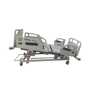 ICU ISO CE JIEDE Factory 5 Function Adjustable Lift Weighing Nursing Bed Intensive Care Patient ICU Hospital Bed