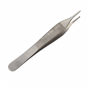 Pinces à tissus Adson Instruments chirurgicaux en acier inoxydable Équipement peropératoire à puissance manuelle pour les procédures chirurgicales - Product Image 1