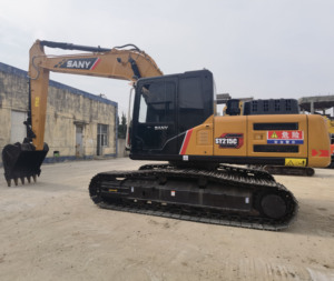 Excavatrice SANY SY215C d'occasion, pelle sur chenilles SANY 215C de 21 tonnes, équipement d'ingénierie d'occasion à vendre - Product Image 2