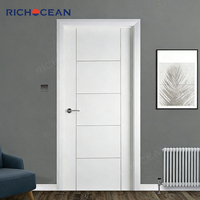 Portes intérieures en bois massif composite de haute qualité RICHOCEAN, portes battantes insonorisées pour chambre à coucher