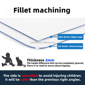 Lámina Protectora de Policarbonato de 2mm para Sillas, Panel para Piso de Refrigerador, Material de PC Lavable para Lavadora - Product Image 6