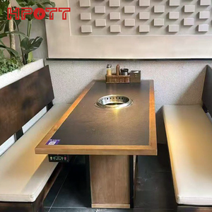 Indoor Smokeless Korean BBQ <strong>Table</strong> Yakiniku <strong>Grill</strong> for Restaurant Metal Material - Product Image 2