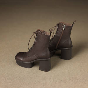 Chaussures en cuir pour hommes de qualité luxueuse, brodées, camouflage, style italien, formelles, à enfiler, Oxford, fabriquées à la main, légères pour l'automne - Product Image 3