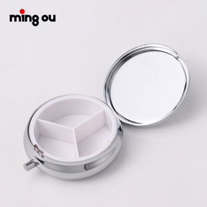 Round Sublimation Decorative Metal Pill Box