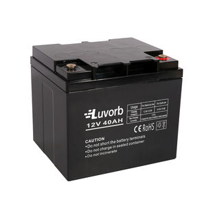 <span class=keywords><strong>12V</strong></span> <span class=keywords><strong>40Ah</strong></span> 充電式鉛蓄電池セル VRLA バルブ制御式鉛蓄電池 太陽光発電システム用 - Product Image 1