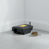 Répulsif à souris vivantes sans cruauté, boîte de contrôle des rongeurs multi-captures en ABS solide
