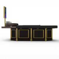 Table de jeu de roulette de luxe en bois massif, style européen, sur mesure, de qualité supérieure, pour casino, club, vente en gros