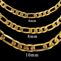 Collier Hip Hop en acier inoxydable plaqué or pour hommes, chaîne à maillons cubains, bijoux de mode, chaîne de corps