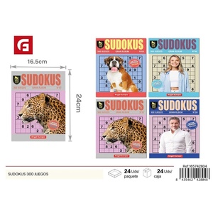 Sudoku libro 300 giochi-materiale scolastico e attività