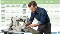 Machine à coudre industrielle à point noué, plate, manuelle, haute vitesse, pour boutonnières droites