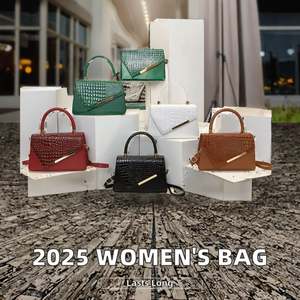 Bolso de Hombro en Oferta, Bolso de Mano Casual de Moda para Mujer, Bolso Bandolera de Fieltro, Color Sólido, Mini Bolso de Cuero con Cadena para Mujer - Product Image 2