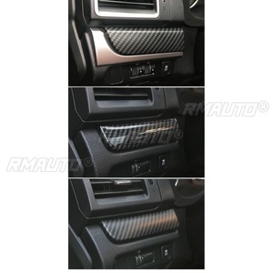 Tira Decorativa Interior de Fibra de Carbono para el Panel de Instrumentos y la Consola Central, Modificación para Subaru XV 2012-2017 - Product Image 4