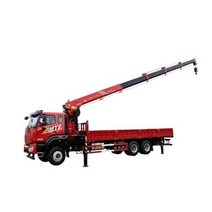 รถเครนติดตั้งบนรถบรรทุก Sinotruk Ho Wo 6x4 Sany 14 ตัน บูม 5 ท่อน จัดส่งตรงจากโรงงาน สำหรับยกโครงสร้างเหล็ก - Product Image 1