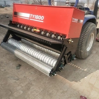 JIULIN INDUSTRY TY-1800 semoir à gazon tracteur connecté planteur d'herbe avec moteur engrenage roulement noyau composants boîte de vitesses