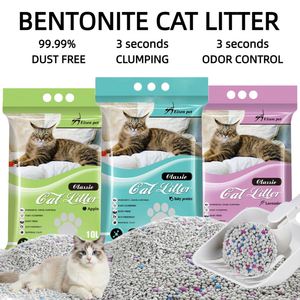 Litière agglomérante premium en bentonite en forme de boule, écologique, 10L 8kg, pour grossistes, animaleries et produits pour animaux de compagnie - Product Image 1