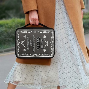 Luxury-Goods Custom Tote Bags Portable <strong>Carrying</strong> <strong>Case</strong> Lion Bible Cover Print Multi-Functional Polyester Protective Bible Bag Bags - Product Image 5