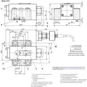 Vanne hydraulique Rexroth R900442260 SL10PA2-44/M, vanne de contrôle empilée, vanne unidirectionnelle - Product Image 2