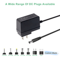 Lista UL FCC Fuente de alimentación de 9 voltios 1000mA 5V 9V 0.5A 1A 2A 3A 4A 5A Adaptador de corriente para enrutador tp-link