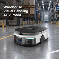 AGV intelligent à laser SLAM de 50 kg sans code QR pour le transport autonome de palettes sur ligne de production et en entrepôt