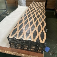 Panneaux acoustiques en bois courbés, en placage de bois, insonorisants