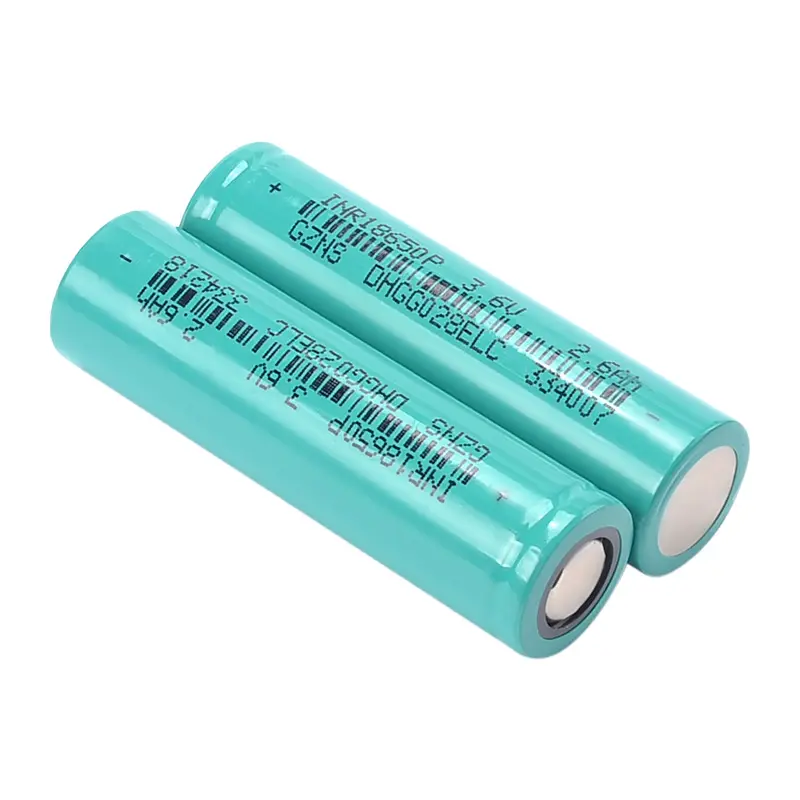 Hoge Capaciteit 18650 Power Batterij Inr 2600Mah 3.7V 3C Ontlading Oplaadbare Li-Ion 18650 Lithium Ion Batterijen Cellen