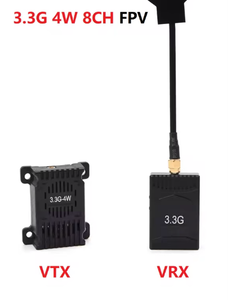 Kit FPV VTX VRX de 3.3GHz 4W, Transceptor de 8 Canales y 4000mW para Drones de Carreras de Largo Alcance, Envío Inmediato - Product Image 2