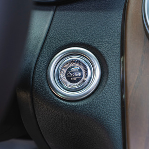 Bague de bouton de démarrage/arrêt du moteur de voiture SNBLO en acier inoxydable, accessoire intérieur de luxe pour véhicules Mercedes-Benz - Product Image 1