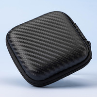 Usine personnaliser EVA casque câble de données écouteur organisateur stockage Eva protection Portable coque dure carré fermeture éclair étui
