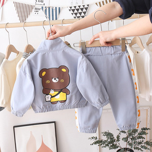 Mode pour enfants, ensembles de vêtements d'automne, y compris manteau et pantalon pour garçons et filles - Product Image 4