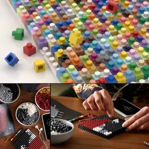 100 Kích Thước cái/bộ 1x1 4*4*5Mm Wz10001 Tự Làm Tùy Chỉnh Nhỏ Hạt Số Lượng Lớn Micro <span class=keywords><strong>Nano</strong></span> Khối Juguete Xây Dựng Khối Setstoys Tại Trung Quốc - Product Image 4