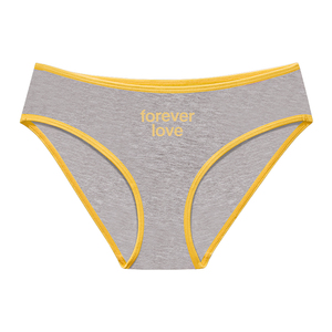 Bán buôn nhiều màu giữa eo mutande cotone Donna thiếu niên phương tiện truyền thông Intimo Culotte comode elasticizzata đồ lót - Product Image 2