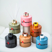 Ensemble de désodorisant pour la maison et la voiture de haute qualité, 140 ml, bouteille en verre écologique, avec huile essentielle, sans danger pour les animaux domestiques et les enfants