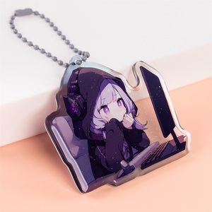 Móc Khóa Anime Acrylic Lấp Lánh Nhựa Epoxy Ba Chiều Hoạt Hình Dễ Thương Bằng Nhựa Tùy Chỉnh - Product Image 1