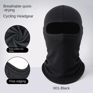 New Riding <b>Sunscreen</b> Neck Cotton Dustproof Breathable Hood Sunshade Motorcycle Cap Sweat-absorbent Model X120 X120 Adults Balacl - Product Image 5