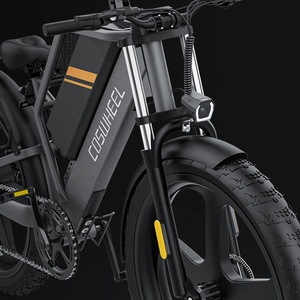 Coswheel T26 E-Bicycle EE. UU. Almacén DE LA UE Carretera cubierta Bicicleta eléctrica híbrida Neumático gordo Montaña Dirt City Bicicleta eléctrica 1500W Ebike - Product Image 6