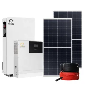 Br Solar 3kw 4kw 5kw Grid Tie Systeem 3kw 4kw 5kw Zonnepaneel Unit Kosten Compleet Huis Zonne-Energie Systeem