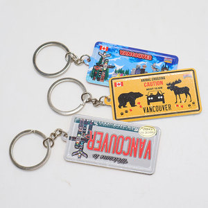 <span class=keywords><strong>Barcelona</strong></span> España recuerdo llavero de Metal Logotipo de Metal llavero personalizado llavero de lujo arma modelo de pistola Metal logotipo personalizado - Product Image 2