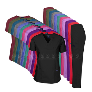 Customized Fashionable Factory <strong>Cheap</strong> Stretchy Fabric Design <strong>Jogger</strong> Nursing Uniforms Medical Scrubs Hospital Uniforms - Product Image 3