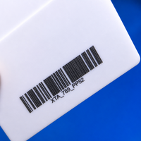 Tarjetas de Identificación de Policarbonato en Blanco CR80 85.5 x 54 mm, Tarjetas para Grabado Láser de 0.76 mm de Grosor, Tarjeta de Identificación de Plástico Blanca para Control de Acceso con Credencial
