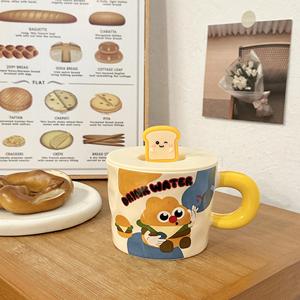 Tasse en céramique pratique avec un design de dessin animé mignon, belle tasse à eau pour le bureau ou les fêtes, cadeau d'anniversaire pour filles - Product Image 6