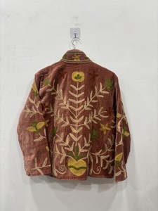 Indian Suzani Embroidery Velvet Jacket Ethnic Luxury Outerwear Suzani Boho <b>Coat</b> Unisex <b>Spring</b> Jacket <b>for</b> Fashionable <b>Women</b> - Product Image 2