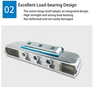<span class=keywords><strong>Bisagra</strong></span> de puerta <span class=keywords><strong>batiente</strong></span> para cámaras frigoríficas de aleación de zinc 1332, pulida, industrial, de montaje en borde, L127 H32mm - Product Image 5