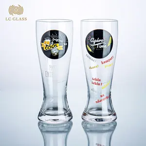 批发啤酒玻璃杯/饮料玻璃杯/1升玻璃啤酒杯