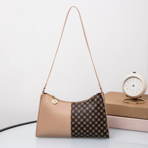 Bolso de Hombro Simple y Moderno de PU con Cierre para Mujer, Uso Diario, Diseño de Combinación de Colores, Venta al Por Mayor Tanjing - Product Image 6