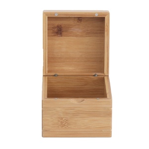Caja de almacenamiento de madera grande personalizada, recuerdo de juguete, caja de madera lisa con tapa con asas, cofre sin pintar, caja de regalo de madera - Product Image 6
