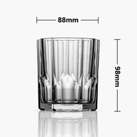 Verres à whisky Old Fashioned en cristal de luxe pour bar, vente en gros